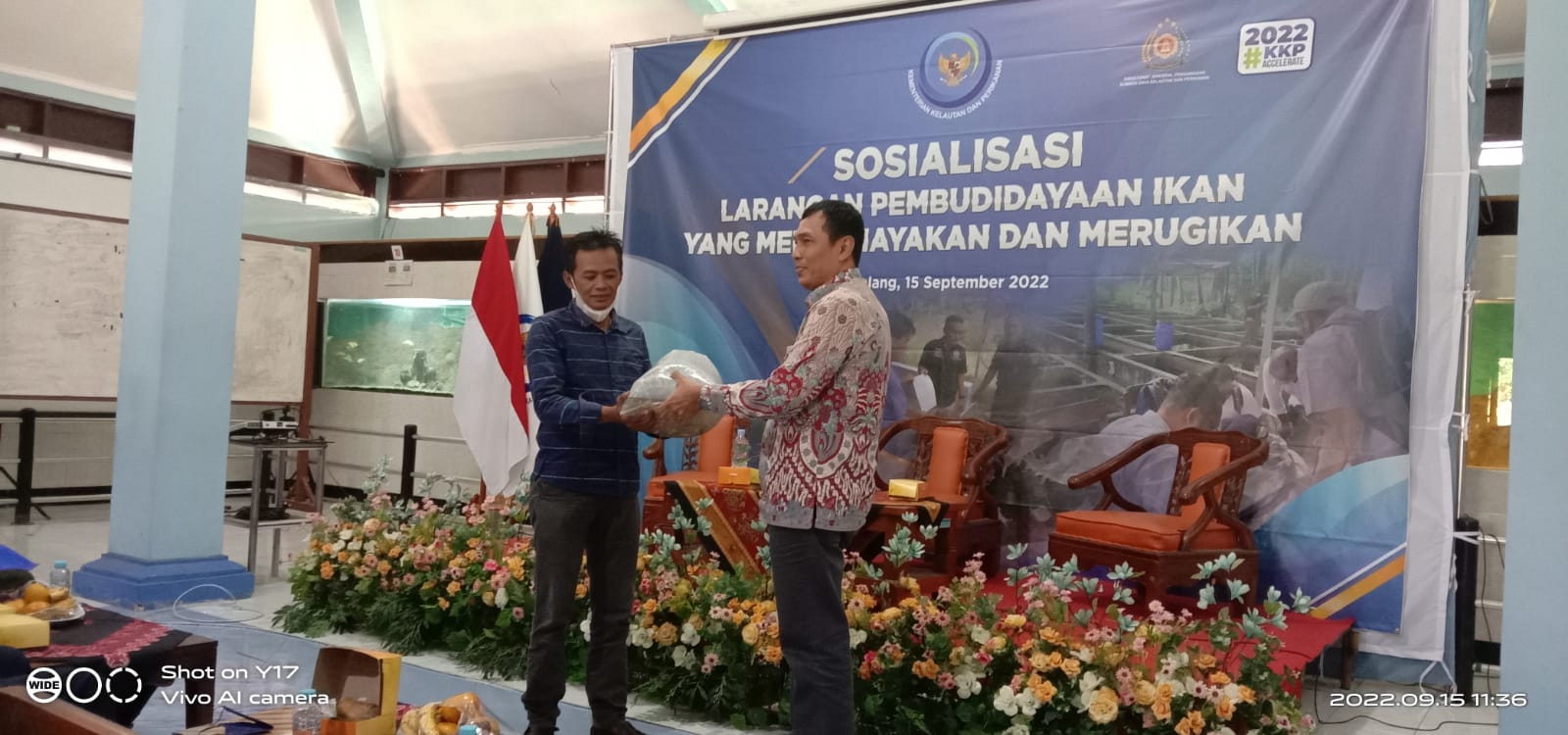 Penyerahan Ikan Melem untuk Ditebar di Perairan Umum Kabupaten Magelang